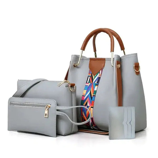 CAPRI 4 PIECE HANDBAG | All Colors| Limited Stock