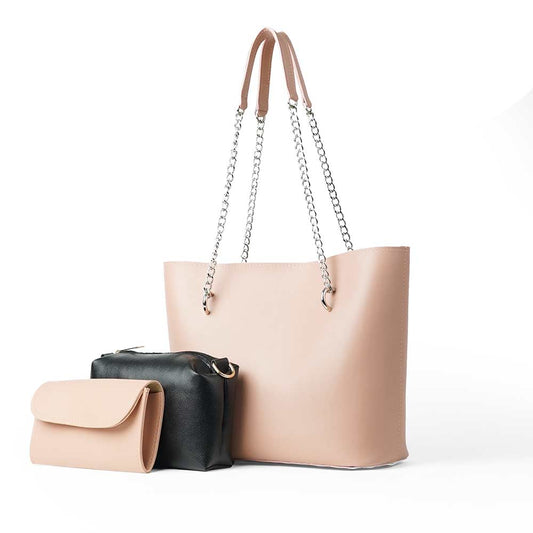 ARIIH Set Of 3 Bags (Pink)